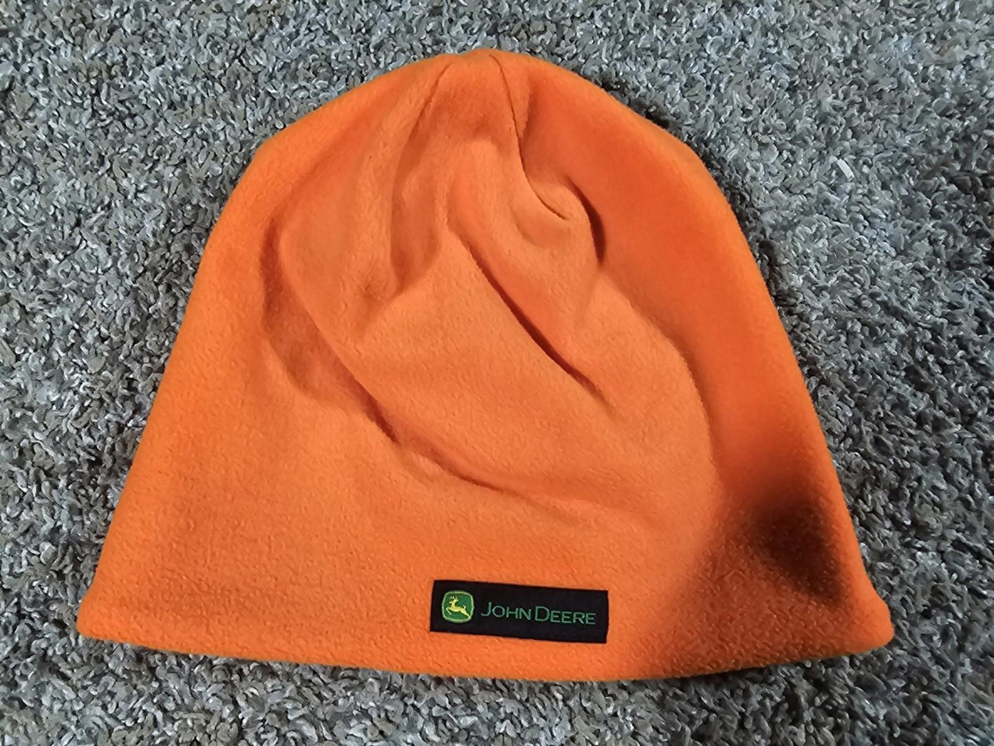 John Deere Real Tree Camo Reversible Hat Orange