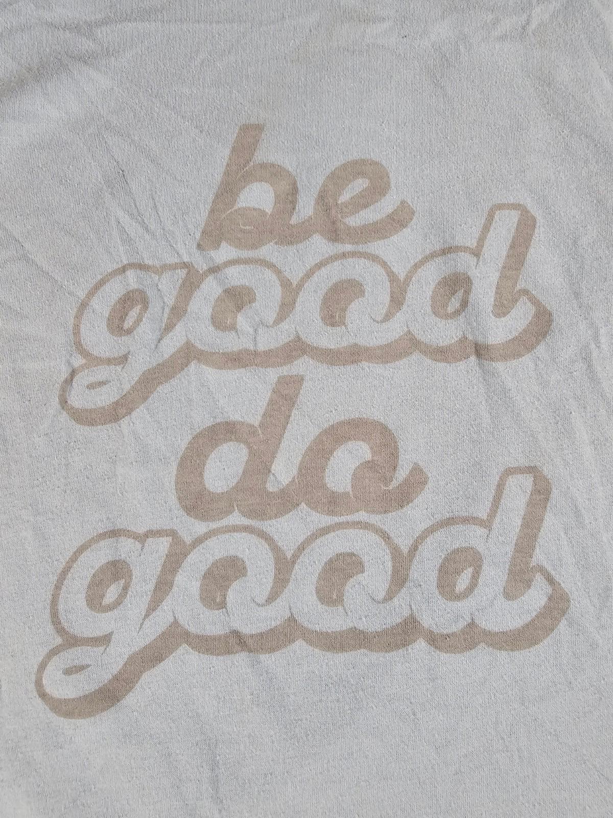 Time & Tru Be Good Do Good Tank Top S 4-6