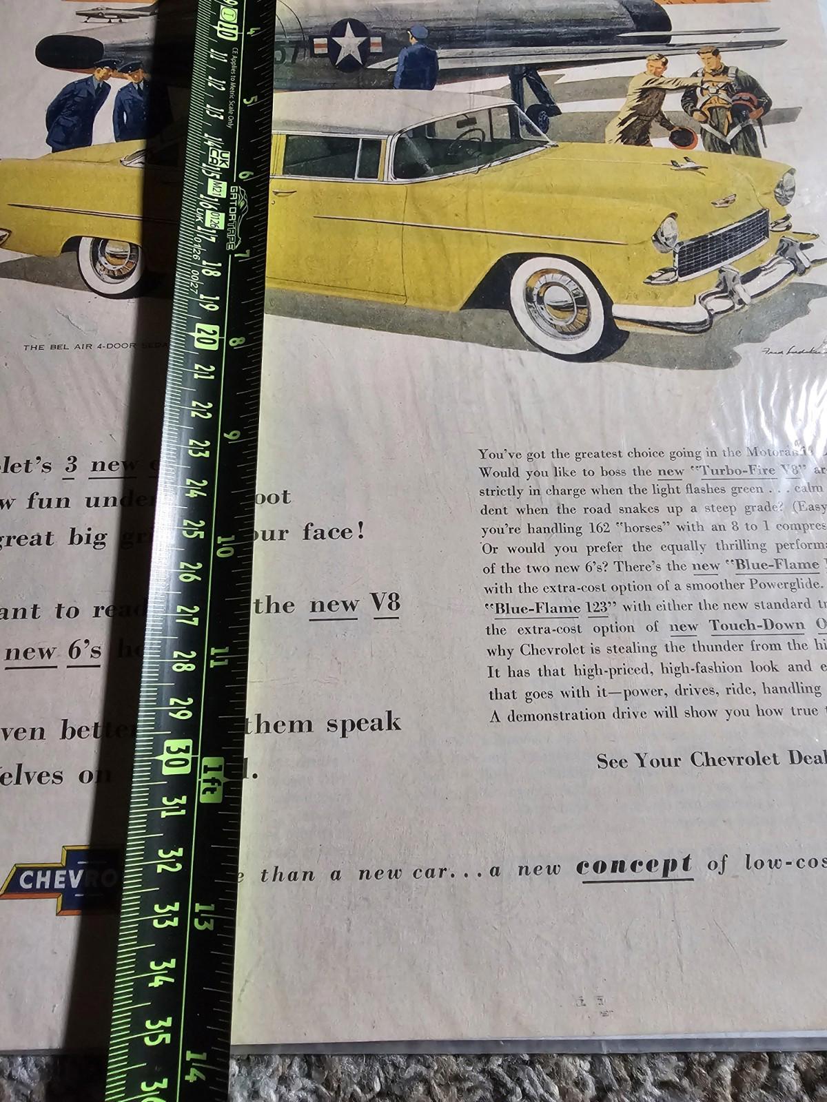 1955 Chevy Bel Air 4-Door Sedan Ad - Must See !!