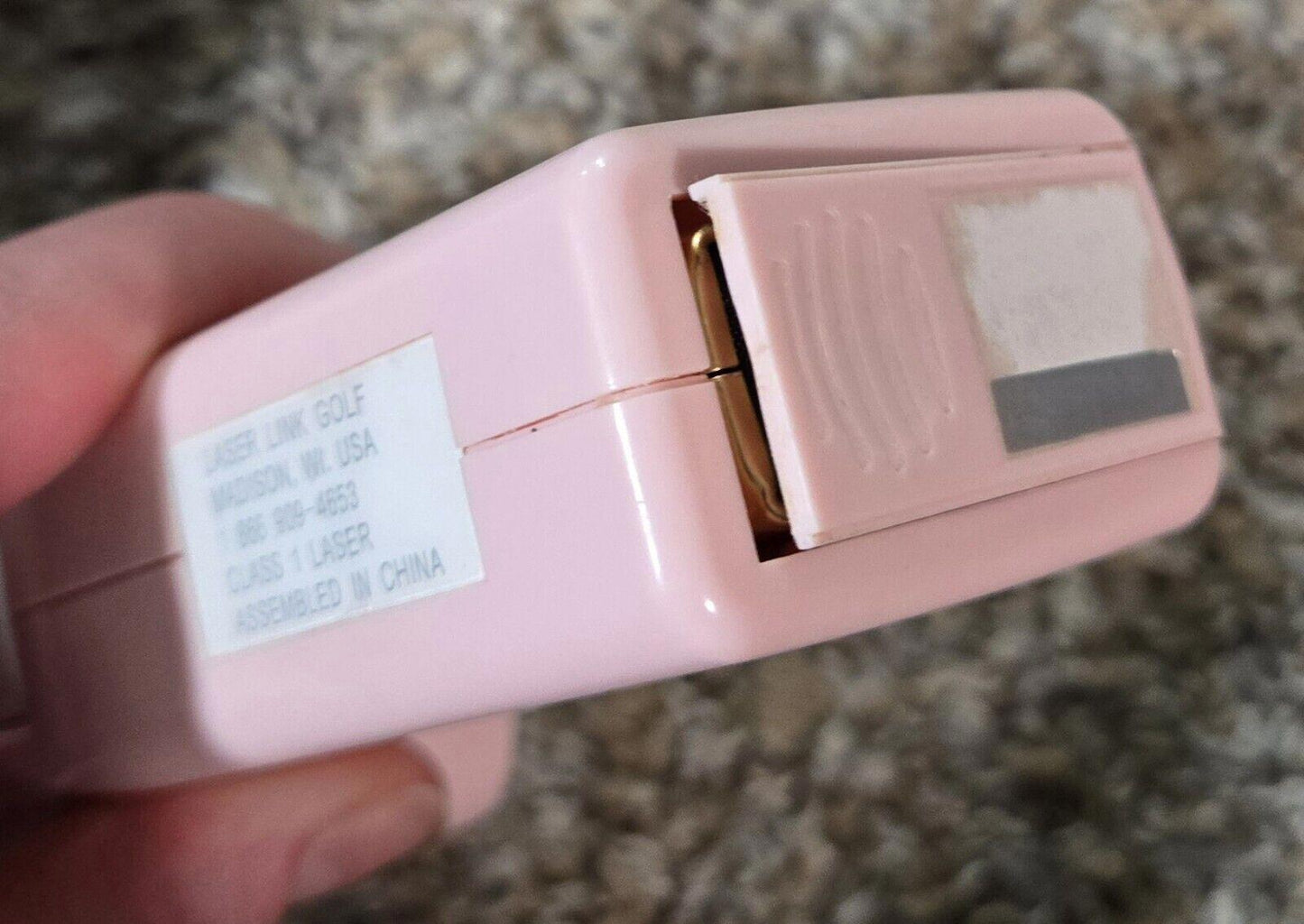 Lady Laser Link Golf Class 1 Laser Pink With Case With Broken Bettery Cover