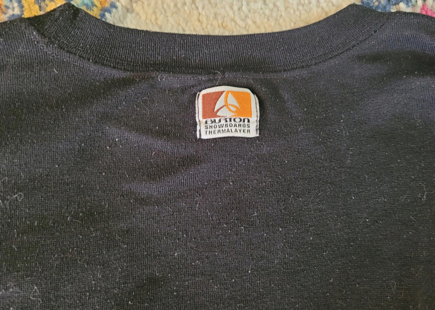 Burton Snowboard LS L THERMALAYER Shirt Retro Winter Ski