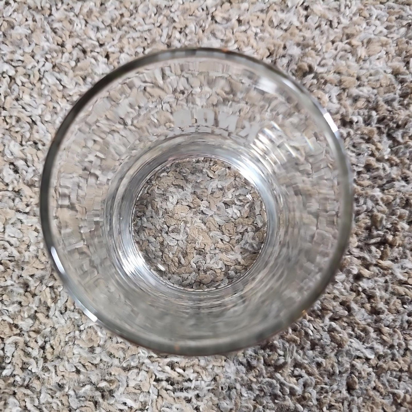 KNOB CREEK DISTILLERY Bourbon Whiskey 3.5" Rocks Glasses Silver Rim