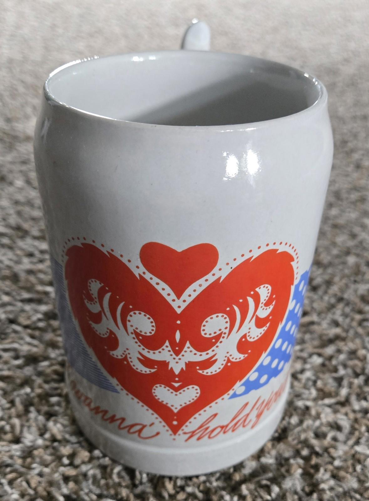 "I Wanna Hold Your Hand" Gerzit Hand Handle Coffee Mug