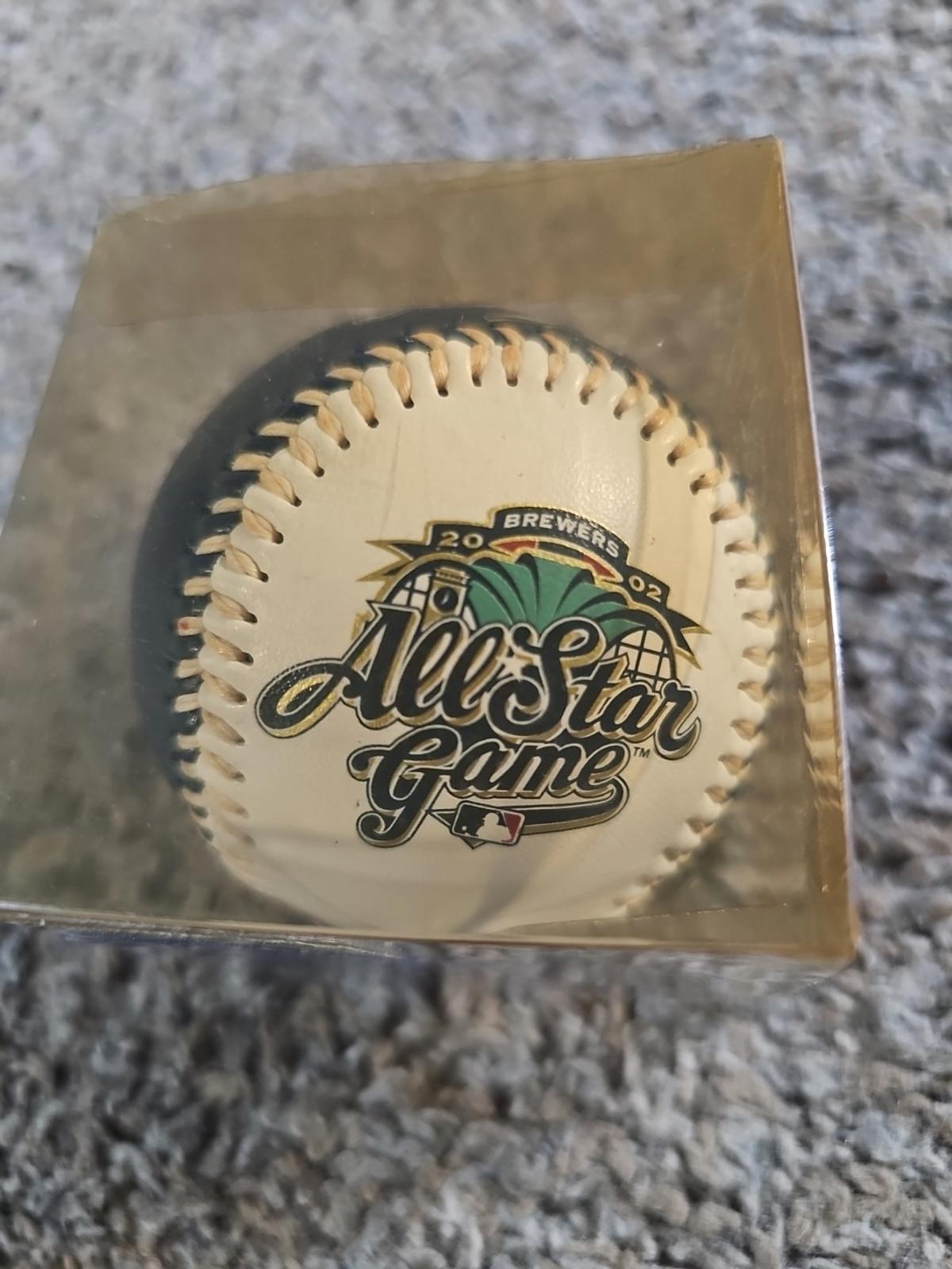 2002 All Star Game Milwaukee Brewers Fotoball Limited Edition Baseball Ball