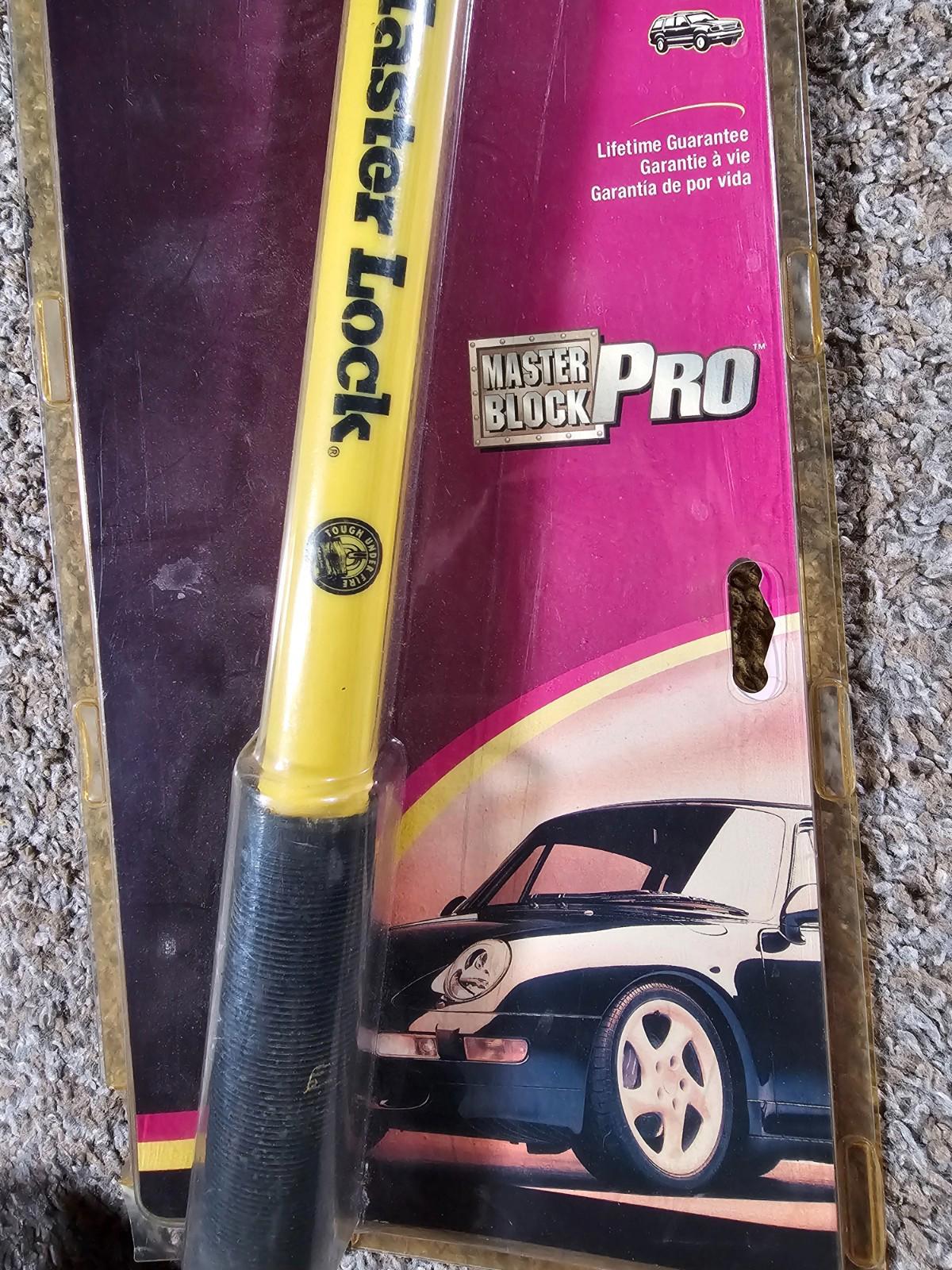 Master Lock Master Block Pro Steering Wheel Security Lock Anti Theft