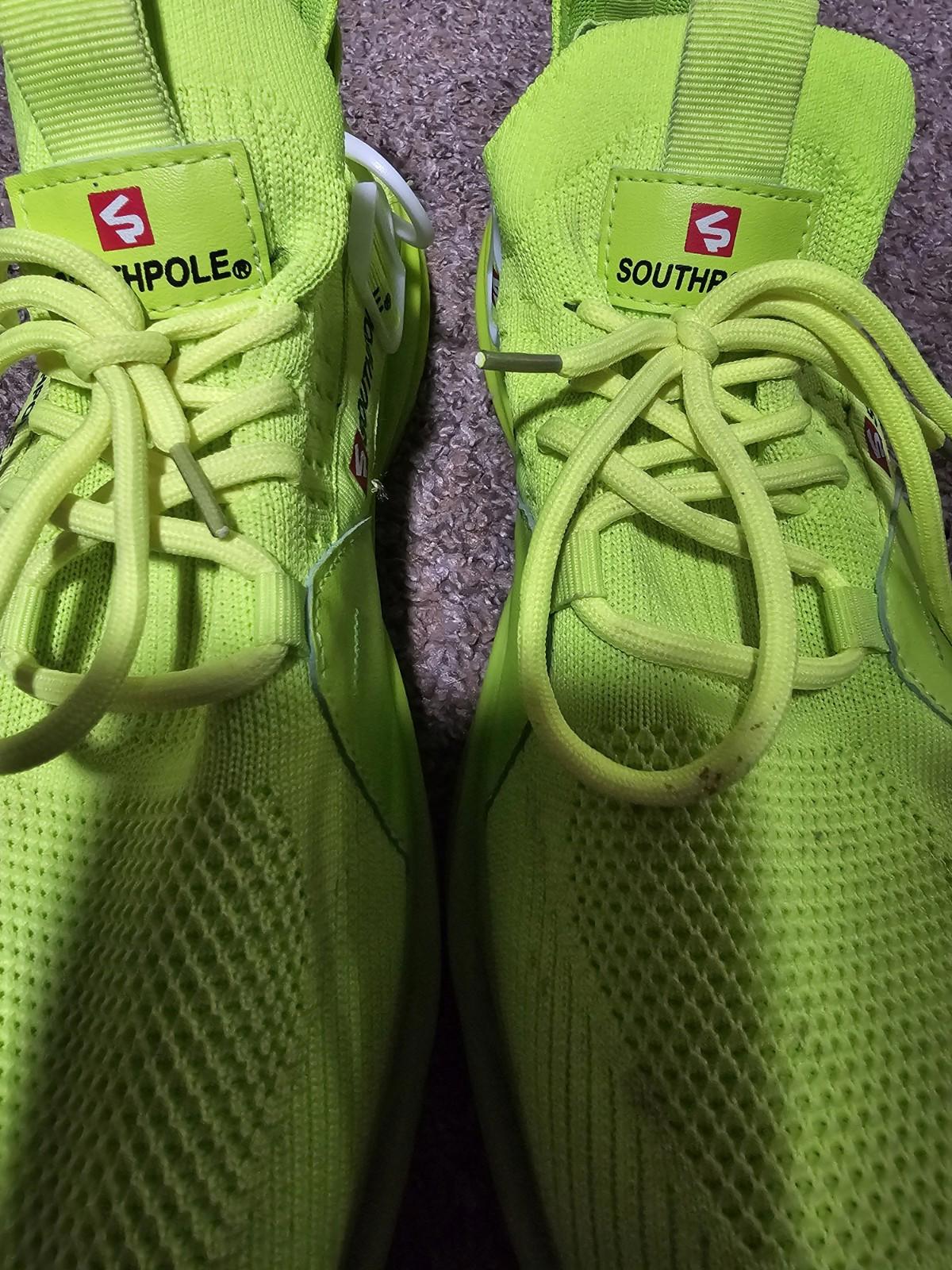 Southpole Athletic Shoes Men's Size 13 Rare NEON Green!