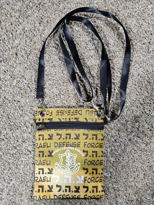 IDF Israeli Defense Force small purse With Shoulder Strap