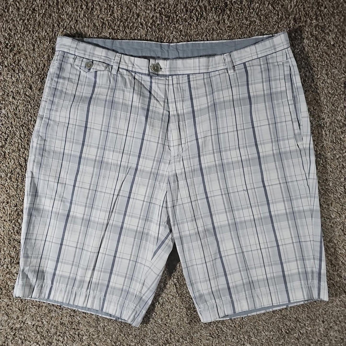 Calvin Klein Sz 36 Windowpane Shorts
