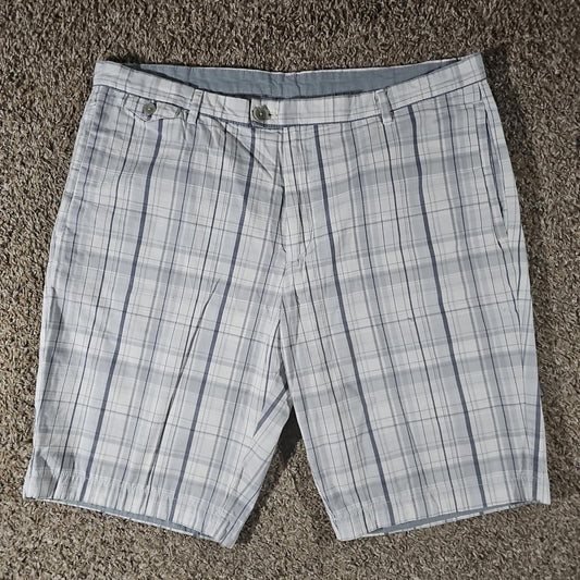 Calvin Klein Sz 36 Windowpane Shorts