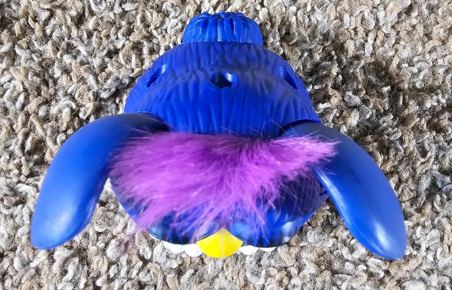1998 McDonald's blue FURBY purple hair