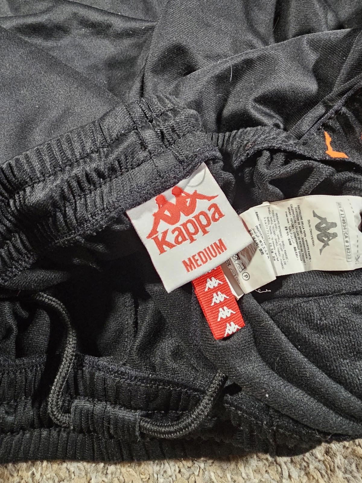 Kappa Back2back Women Logo Black Straight Fit Sweatpants M