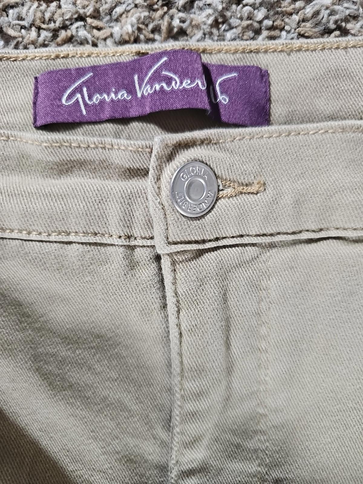 Gloria Vanderbilt Amanda Sz 10P Khaki Pants
