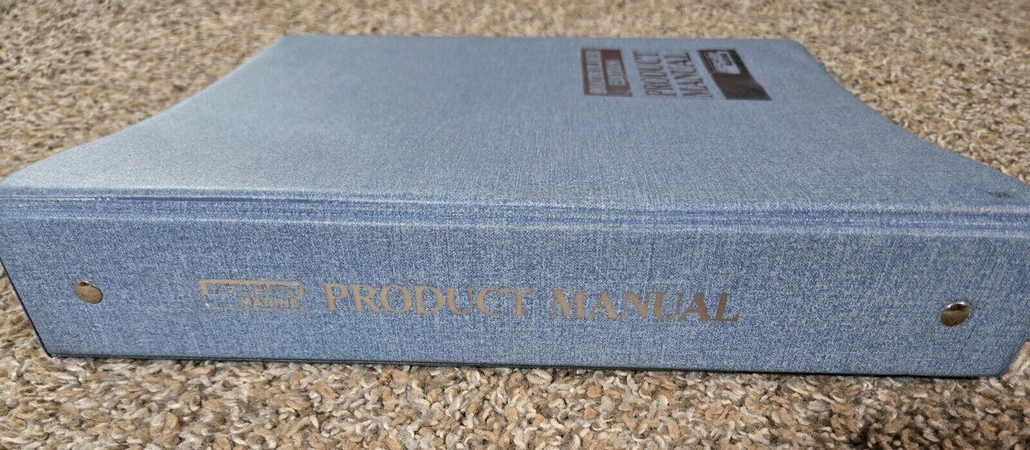 Vintage Mercury Marine Product Manual Boatbuilder Edition Three-Ring Binder