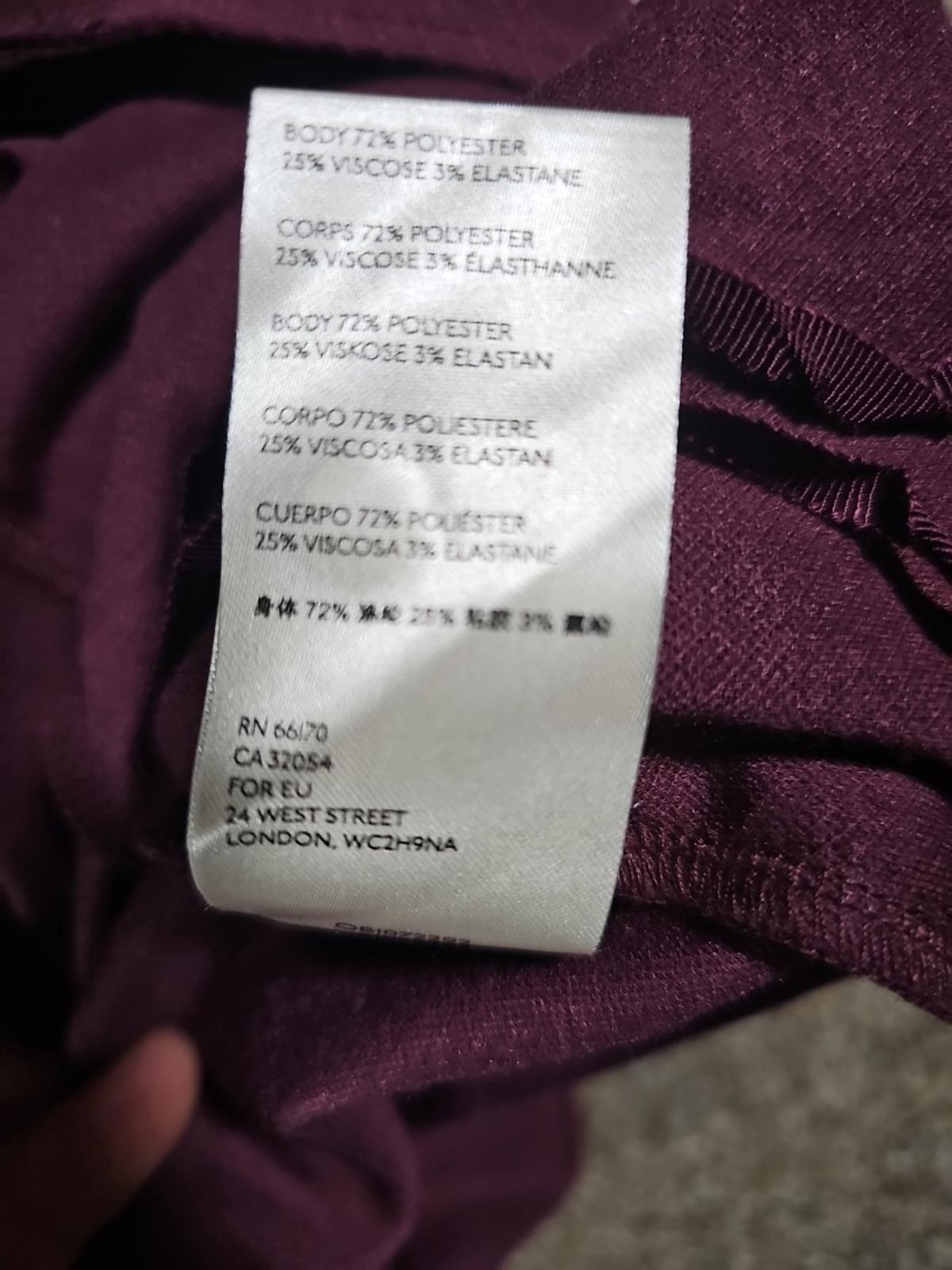 anthropologie Purple 1 Piece Belted Small Pantsuit