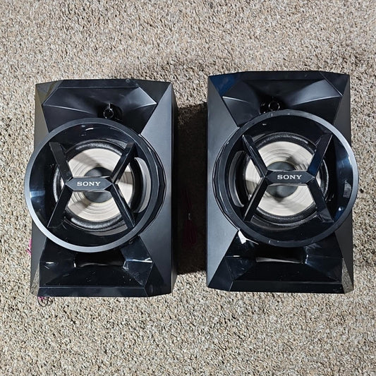 Sony SS-ECL5 Bookshelf Speakers 🎵 8-Ohm 5.25" Pair Untested Looks Good
