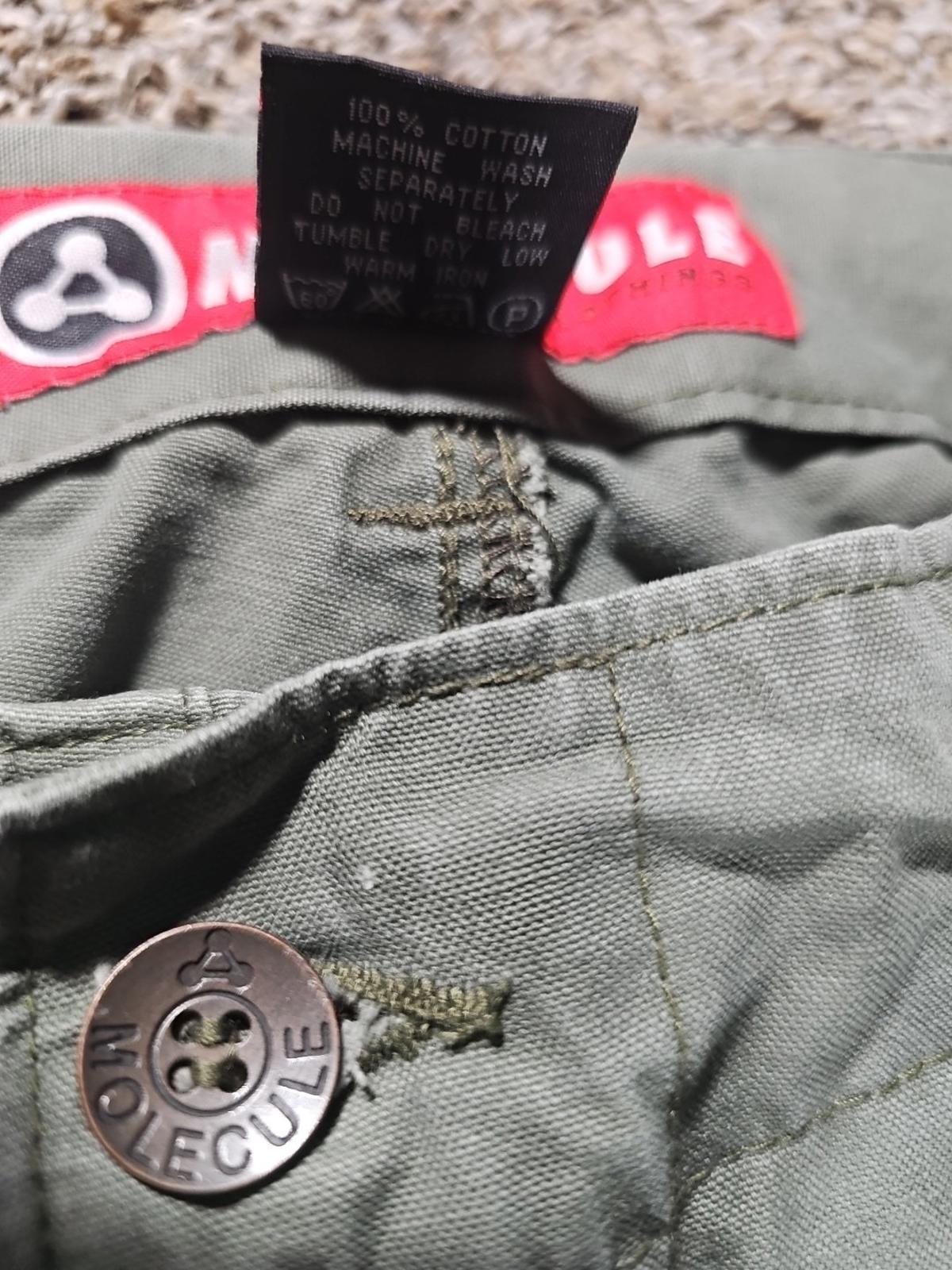 Y2K Molecule Cool Fusion Clothing Sz 50 Cargo Pants HEAVY