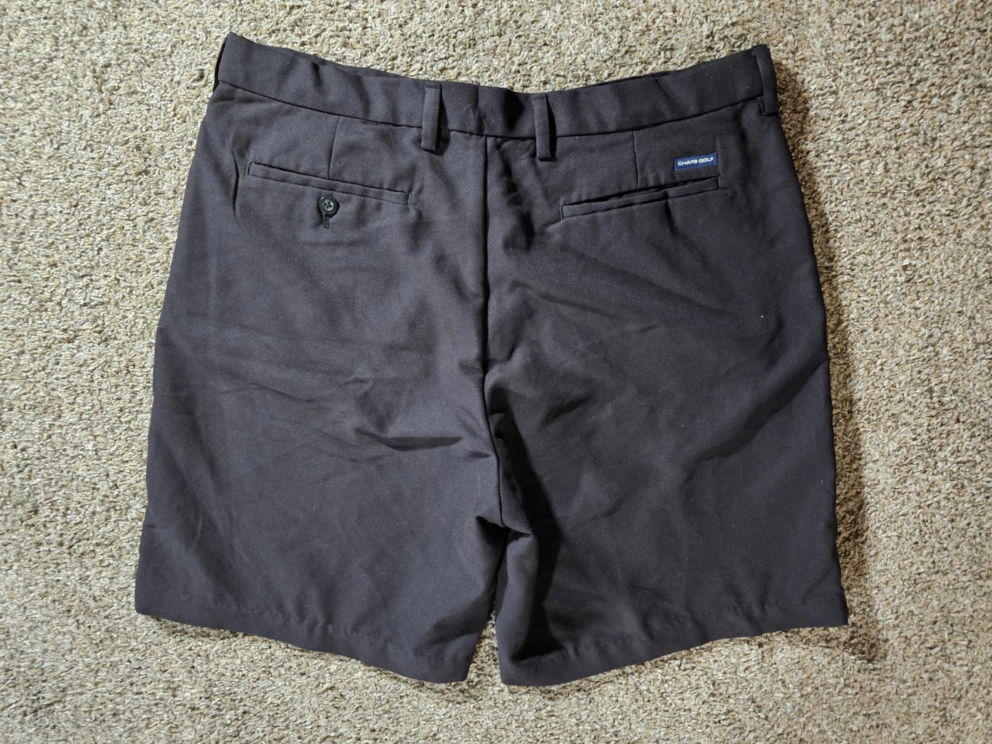 Men's Chaps Golf Shorts Black Size 38