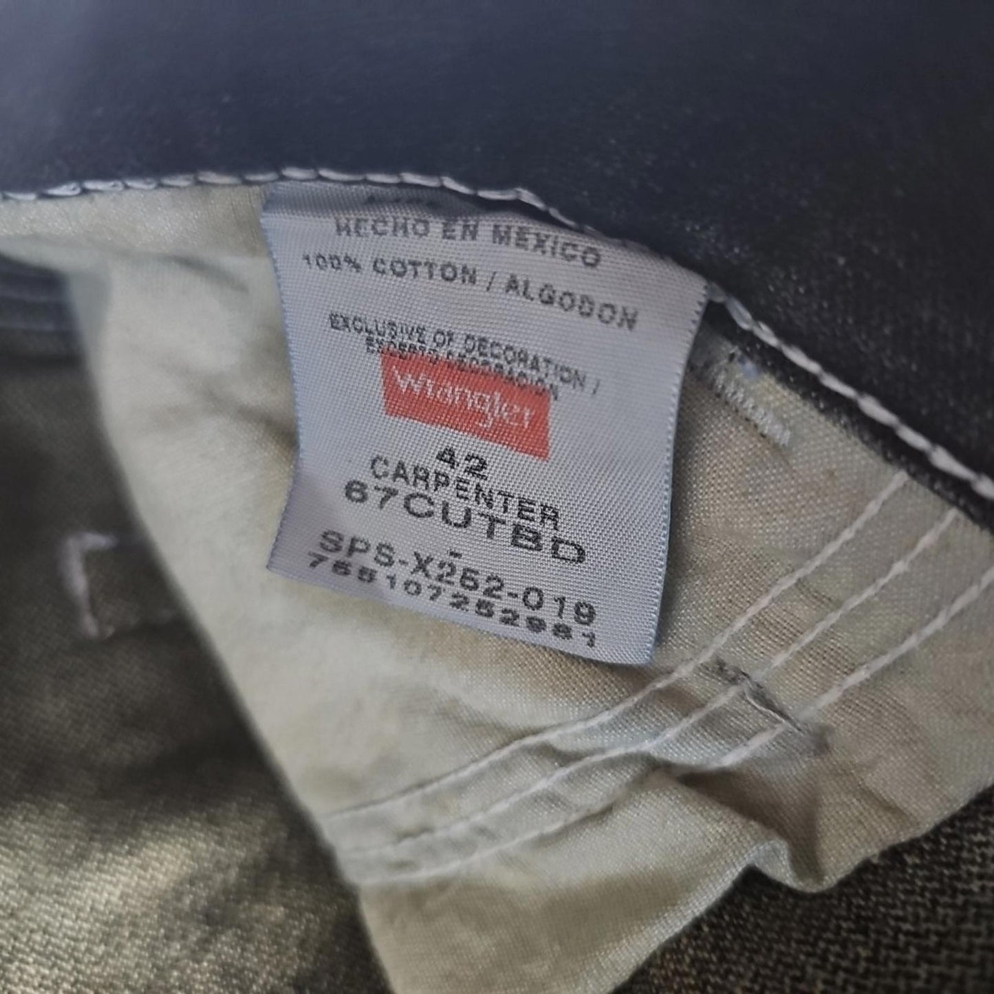 Wrangler Originals 42 Black Carpenter Shorts