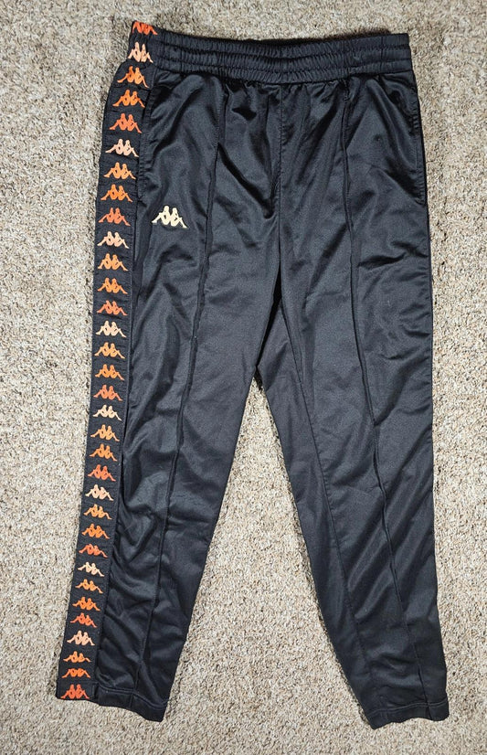 Kappa Back2back Women Logo Black Straight Fit Sweatpants M