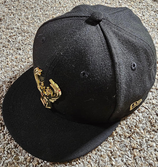 New Era Black Milwaukee Bucks Black & GOLD Logo 9FIFTY