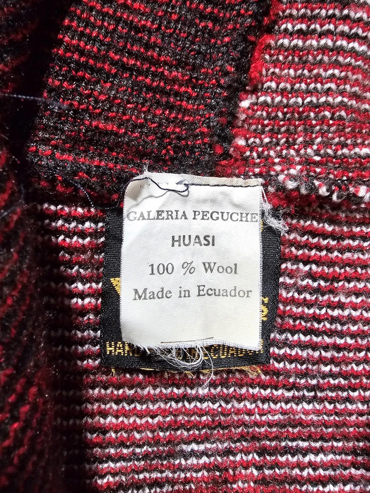 Genesis Huasi 100% WOOL Handmade Fullzip Hoodie
