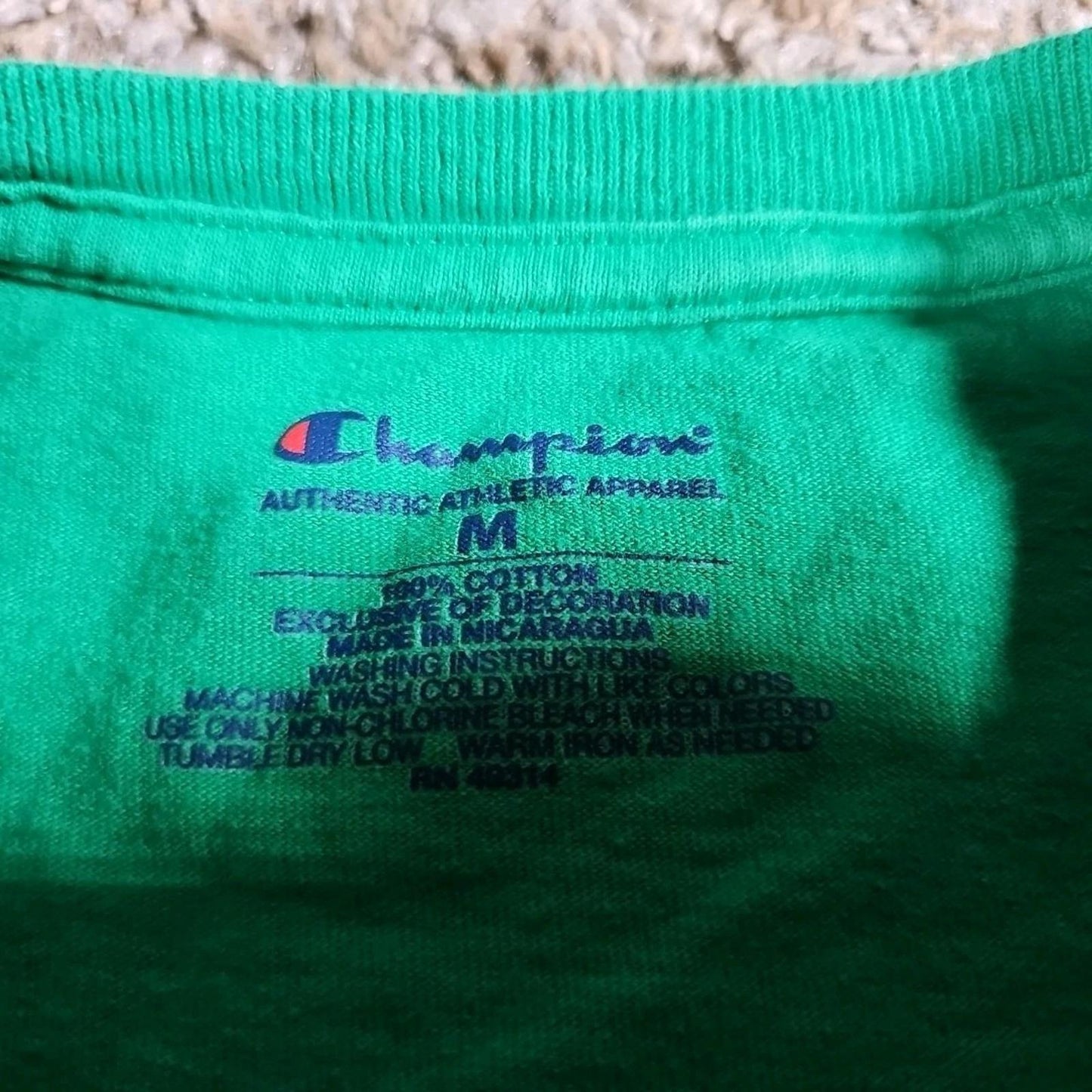 Champion Green Notre Dame Fighting Irish T-shirt Medium