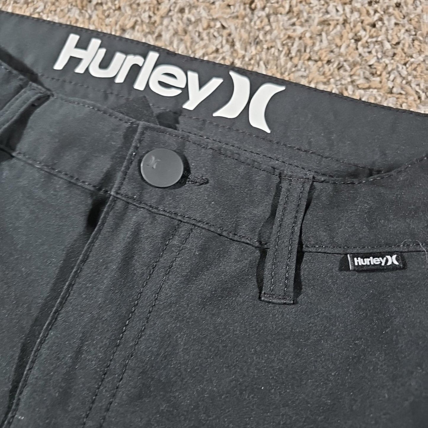 Hurley Sz 30 Black Shorts