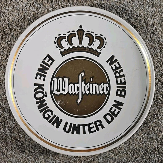 Vintage Warsteiner Germany Premium Beer Rastal Wall Plate Bar Pub Advertising