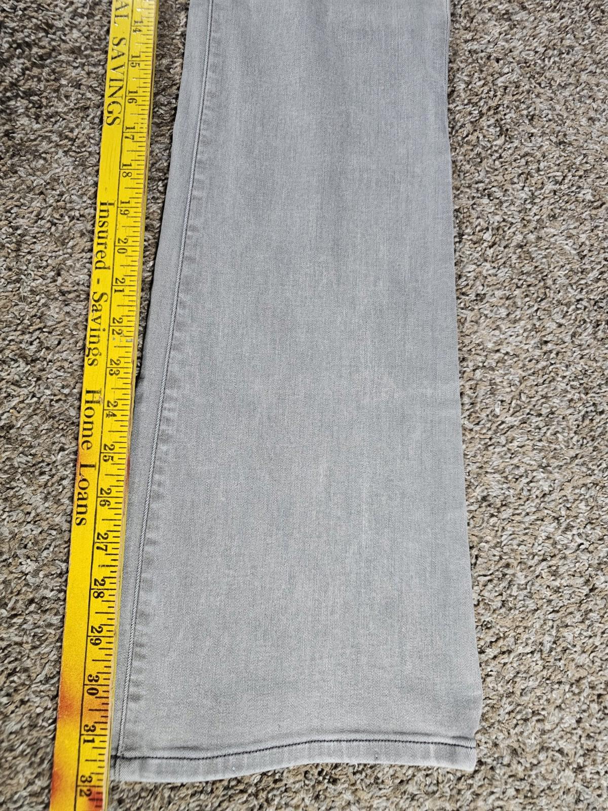 Express Hi Rise Boot 10R Gray Jeans