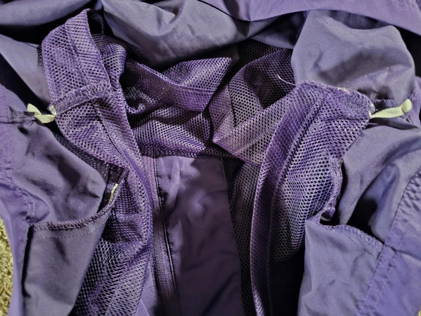 Full Zip Purple New Balance Jacket Vented Zip Pockets LARGE