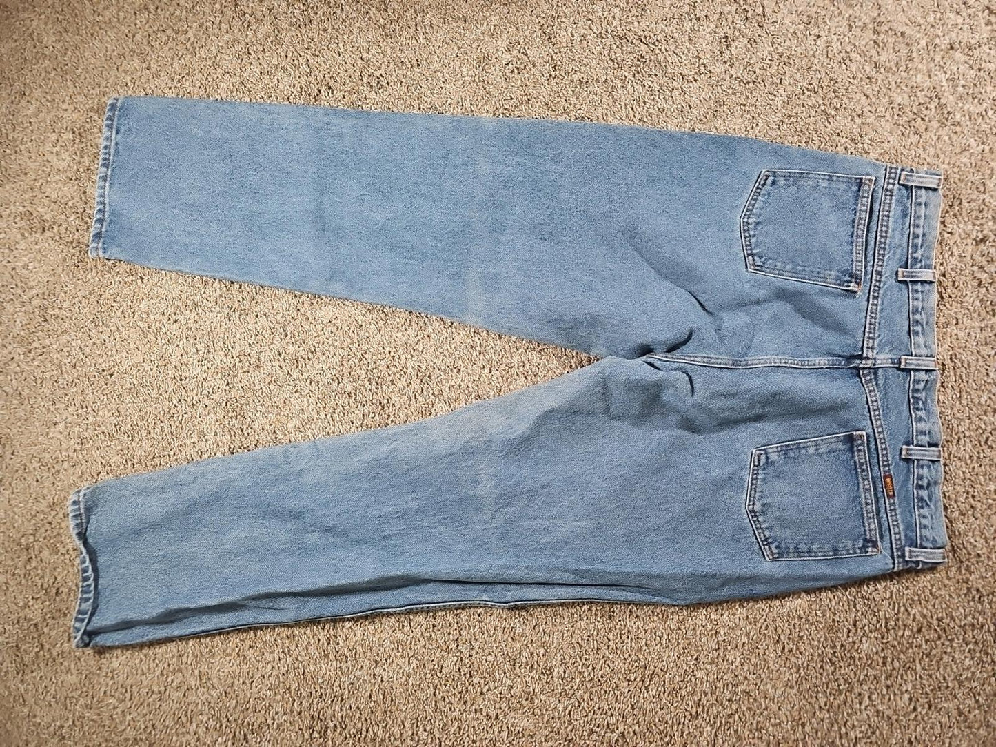 Rustler 38x30 Straight Blue Jeans