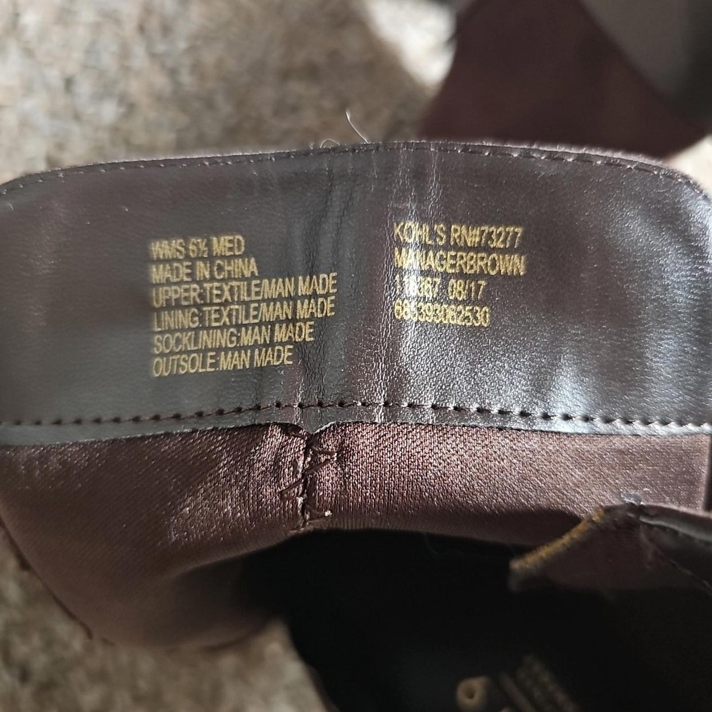 Apt. 9 Defined Comfort Manager Brown 6½ Faux Suede Boots