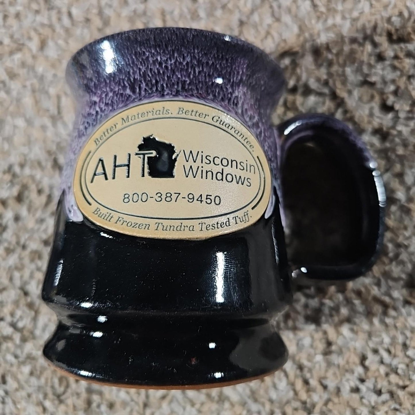 Deneen Pottery Hand Thrown 2013 Clay Coffee Mug USA MADE