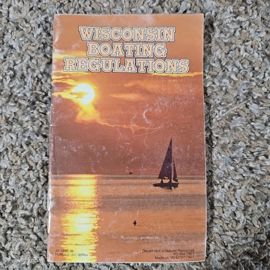 1996 wisconsin Boating regulations pamphlet