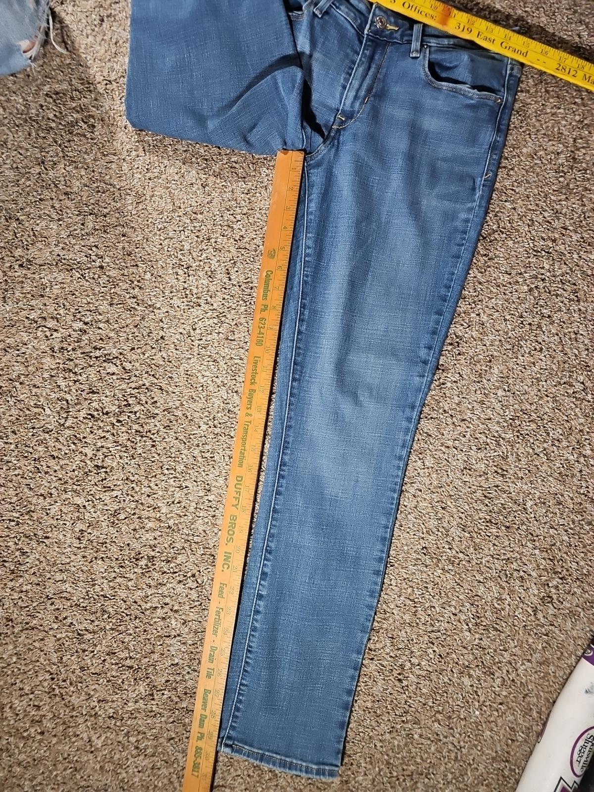 Levis Midrise Skinny Sz 8M (Tag 29x32) 29x29 Jeans