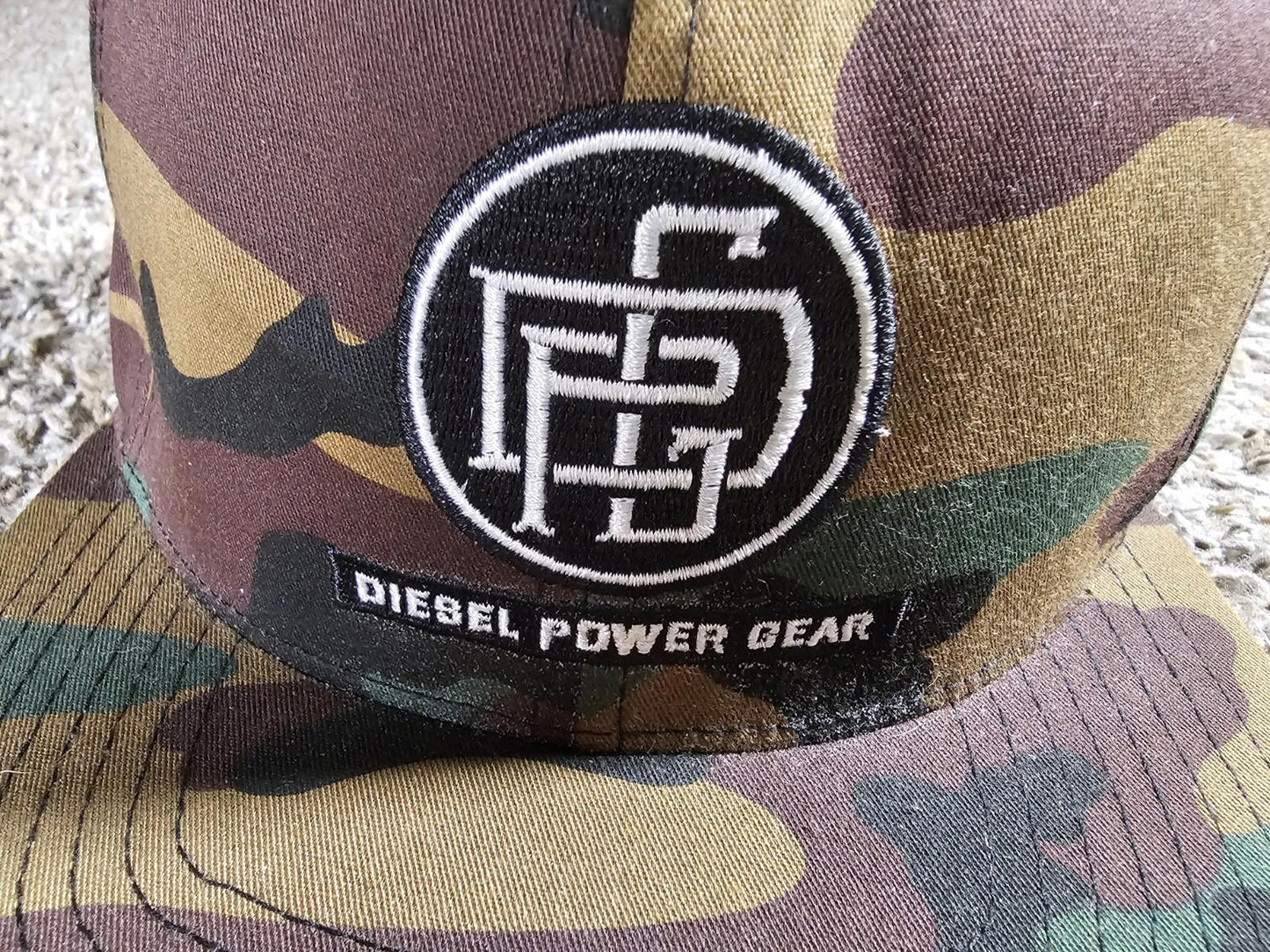 DieselPower Gear Logo Camo Hat Yupoong The Classics Snapback