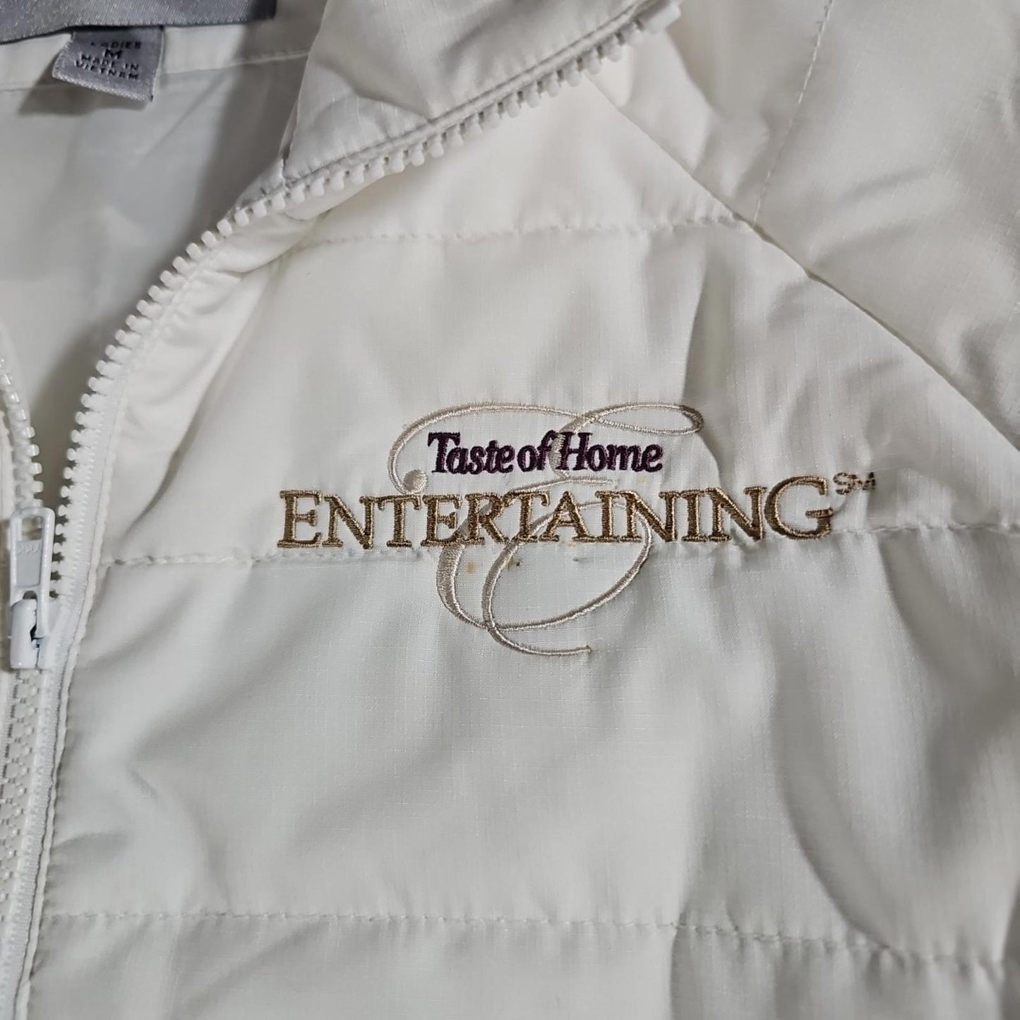 Port Authority Taste Of Home Puffer Jacket Ladies M - Stains