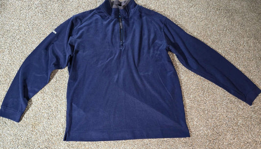AprilAire Port Authority 1/4 zip blue XL sweatshirt