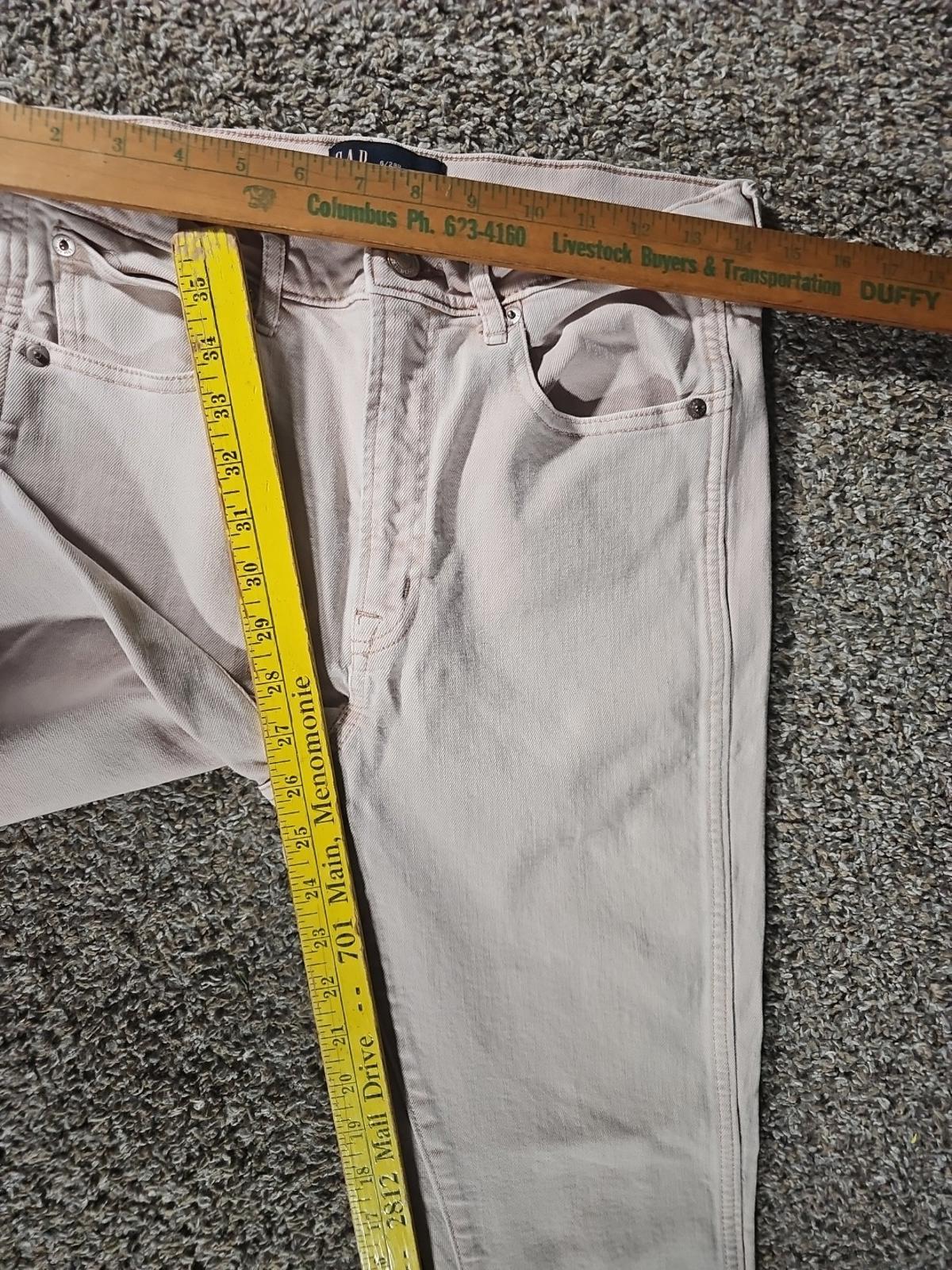 GAP Denim 6/28R High Rise Vintage Slim Jeans
