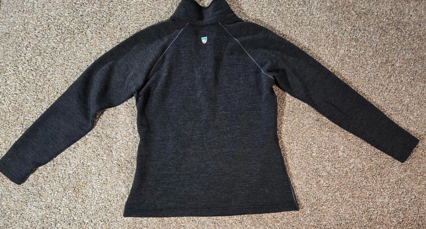 KÜHL 1/2 zip black womens Black Small sweatshirt Hiking