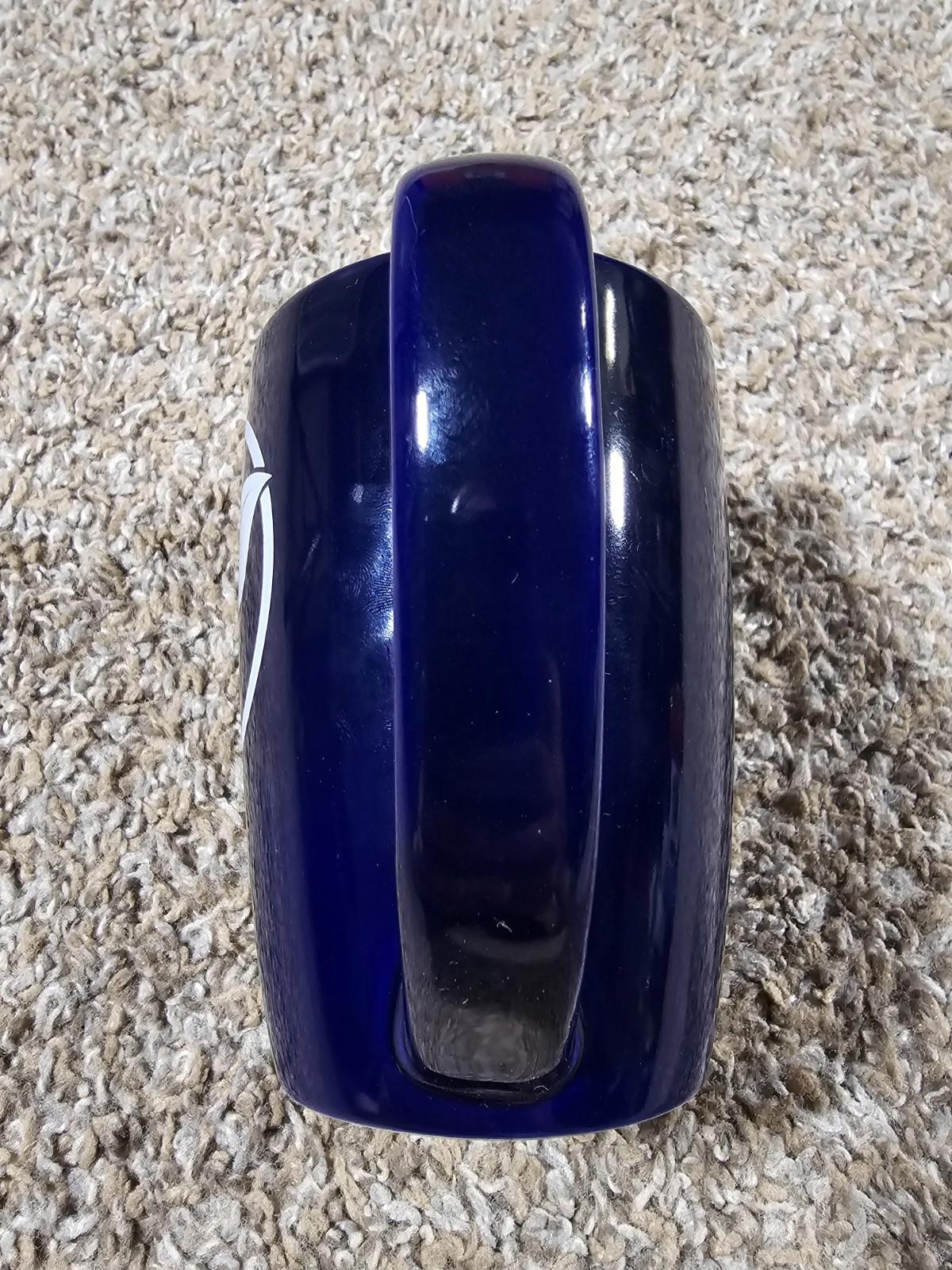 blue Herbalife coffee mug