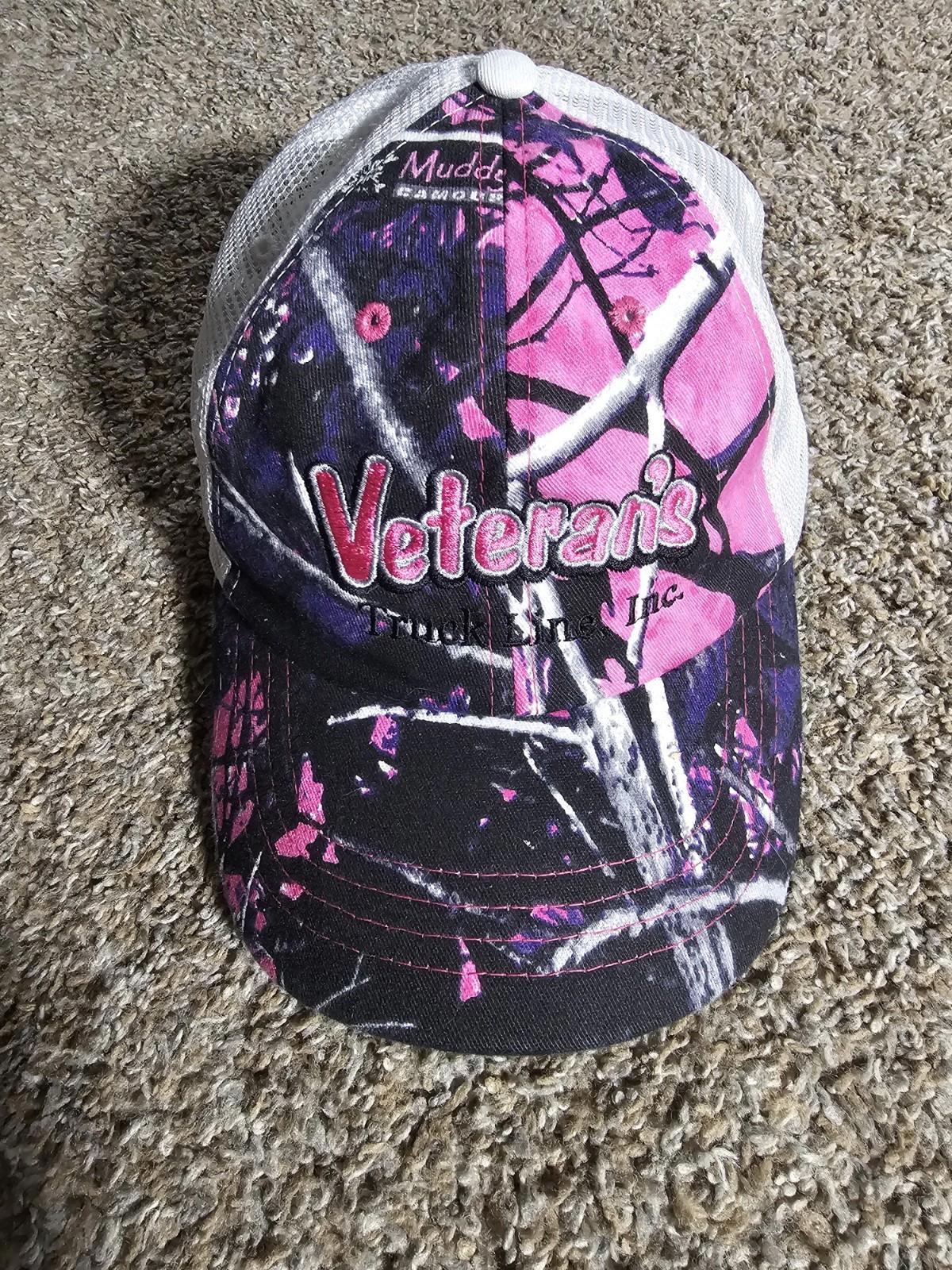 Veteran's Truck Line Inc Pink Mudd Camo Hat