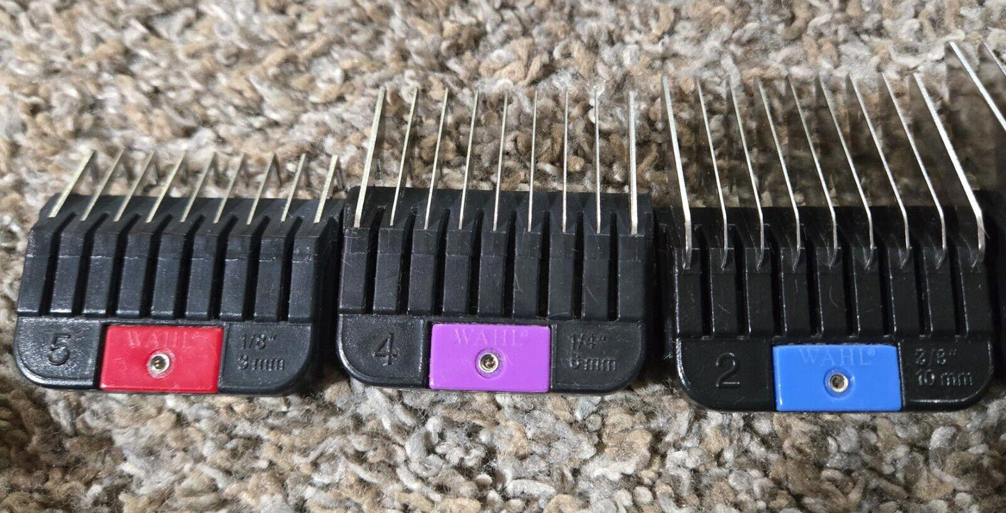 Stainless Steel Hair Clipper Attachment Comb Set Moser Wahl Ermila 1247-7440