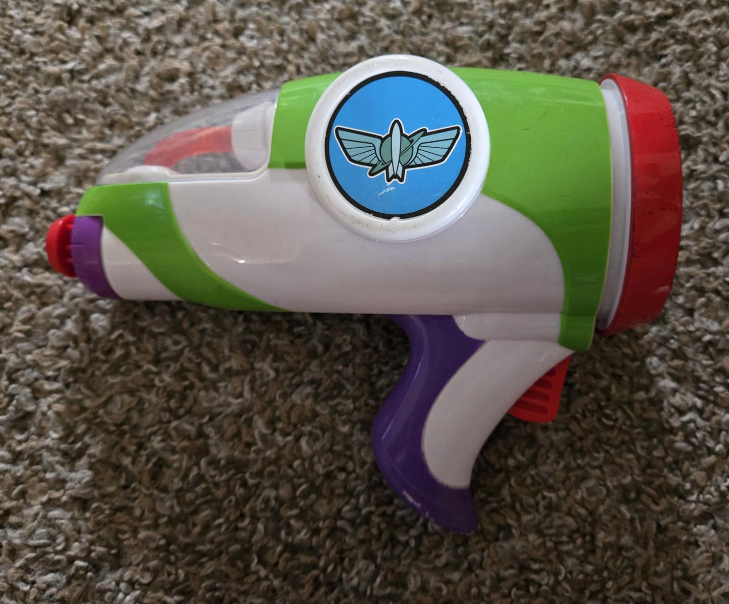 2009 Disney Pixar Buzz Lightyear Dart Gun WITHOUT Darts **NOT TESTED**