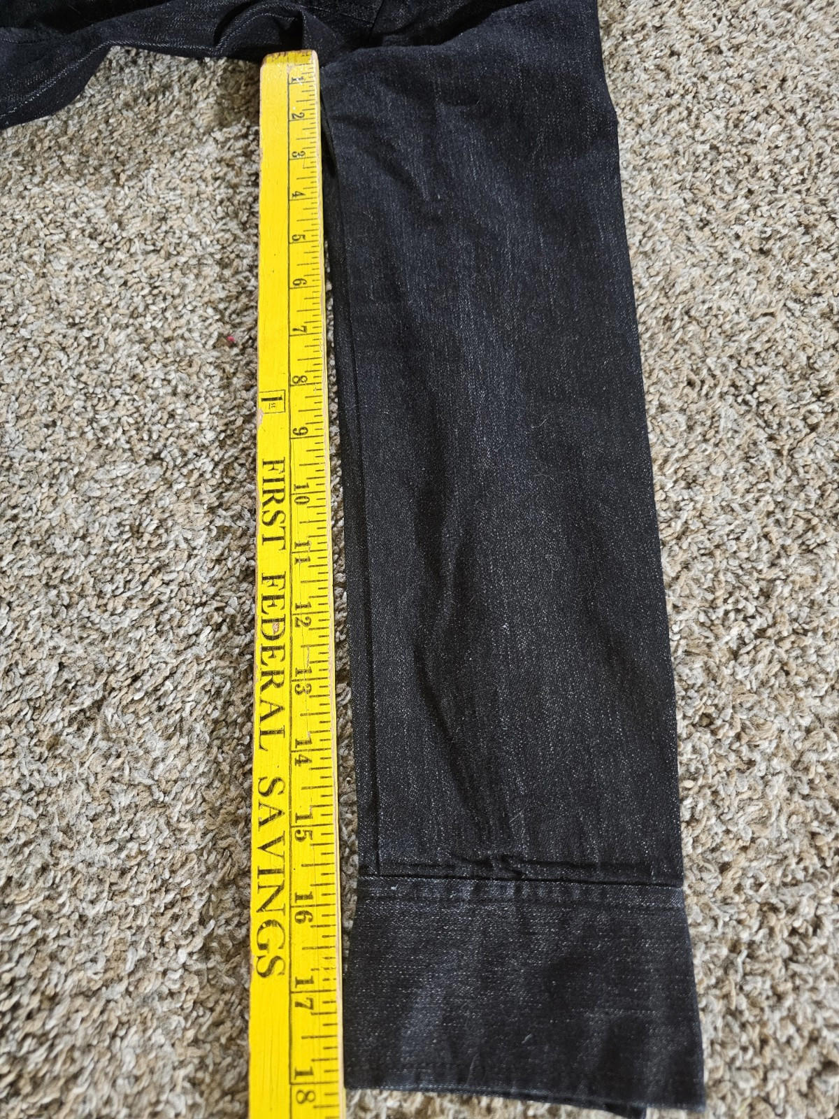 Jockey person to person Gray Black denim jacket 3 button S