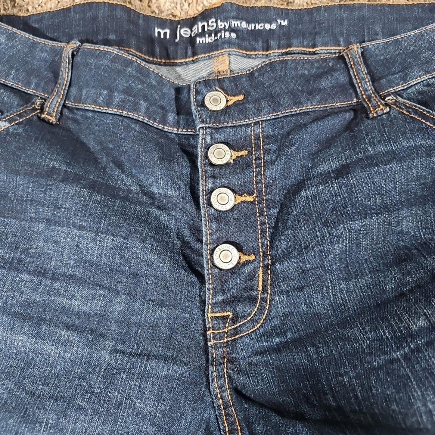 M Jeans By Maurices Mid-rise 18W Shorts