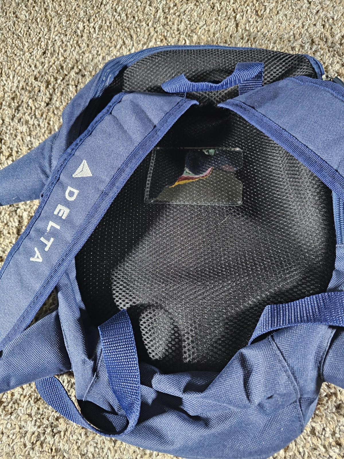 DELTA AIRLINES Premium Airplane Backpack Travel Carry On Bag