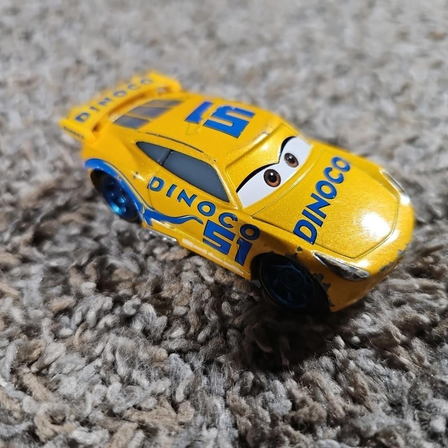 Disney Pixar Cars 3 Cruz Ramirez Dinoco Diecast Car Mattel