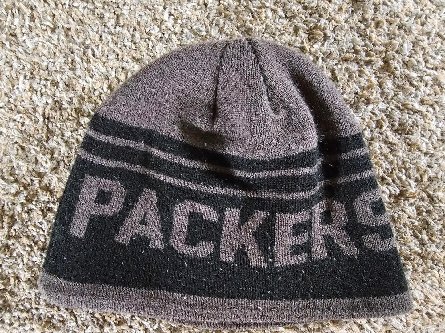 Green Bay Packers Winter Beanie Hat Gray OSFA