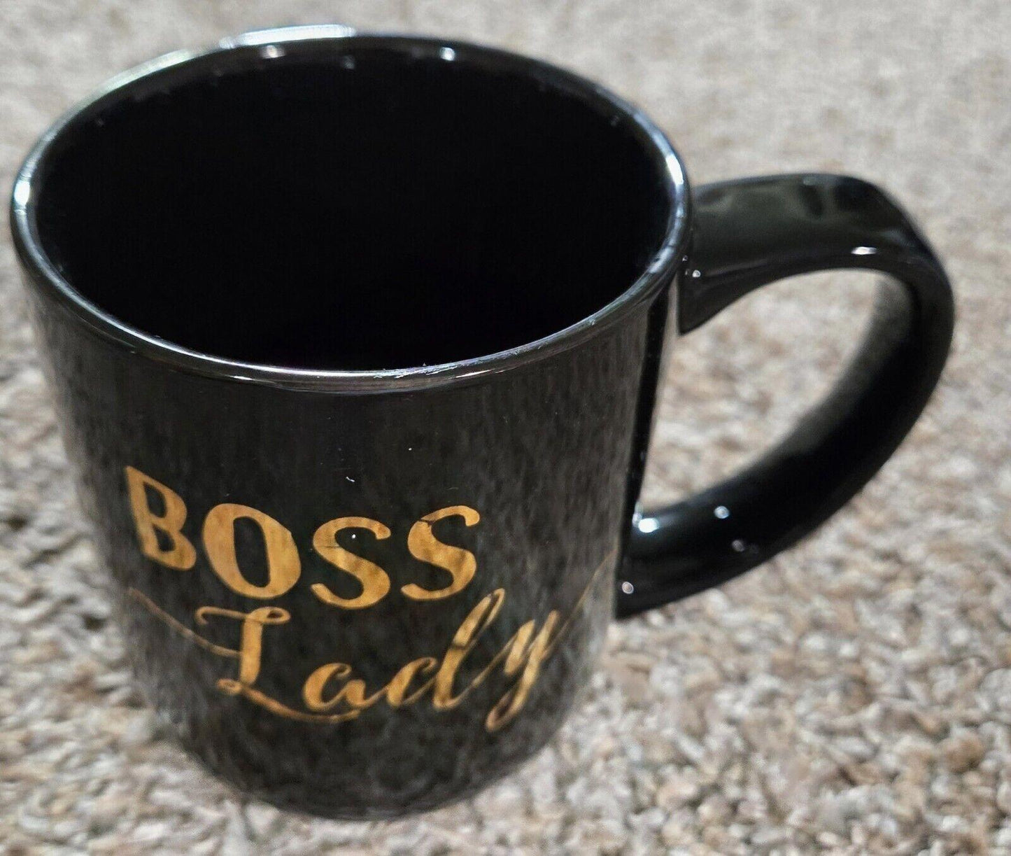 Gold Embossed Boss Lady "I'm Not Bossy, I'm The Boss" Coffee Mug
